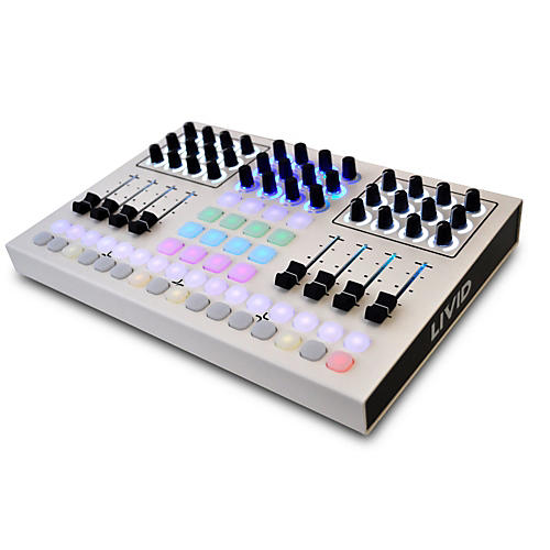 Livid CNTRL:R MIDI Performance Controller White | Musician's Friend
