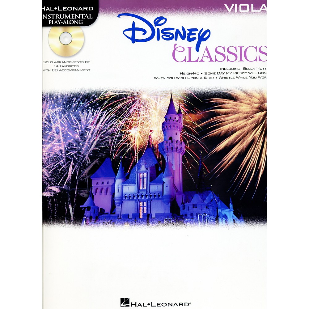 Hal Leonard Disney Classics Instrumental Play Along (Book/Cd) Viola
