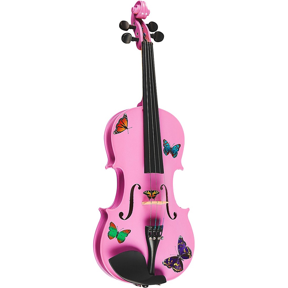 Rozanna's Violins Butterfly Dream Lavender Series Violin Outfit 1/4 Size