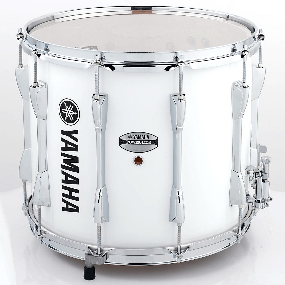 UPC 086792324654 product image for Yamaha Power-Lite Marching Snare Drum White Wrap 14 In. | upcitemdb.com