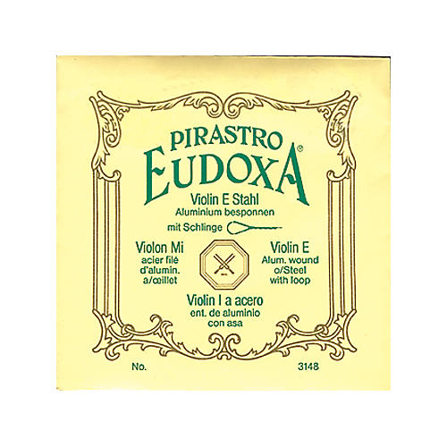 Pirastro Eudoxa Series Violin E String 4/4 Medium Loop End Steel