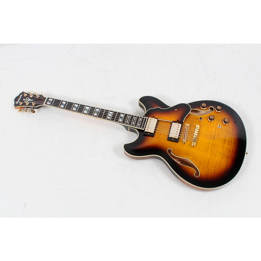 Used Ibanez Artstar As153 Semi-Hollow Electric Guitar Antique Yellow Sunburst 194744661396