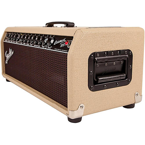 Fender Bassman 100T 100W Tube Bass Head Blonde/Oxblood