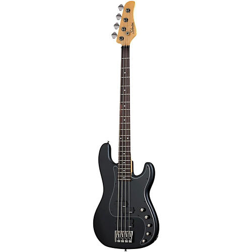 Schecter Guitar Research Diamond-P Custom Active-4 Electric Bass Guitar  Satin Black | Musician's Friend