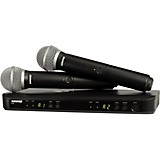 H95340000005000 - Shure BLX288/PG58 Dual-Channel Wireless System with Two PG58 Handheld Transmitters Band H9 - Microphones - BLX288/PG58-H9