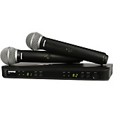 H95340000008000 - Shure BLX288/PG58 Dual-Channel Wireless System With Two PG58 Handheld Transmitters Band J11