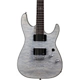 H96103000005000 - Schecter Guitar Research C-1 Platinum Electric Guitar Transparent White Satin