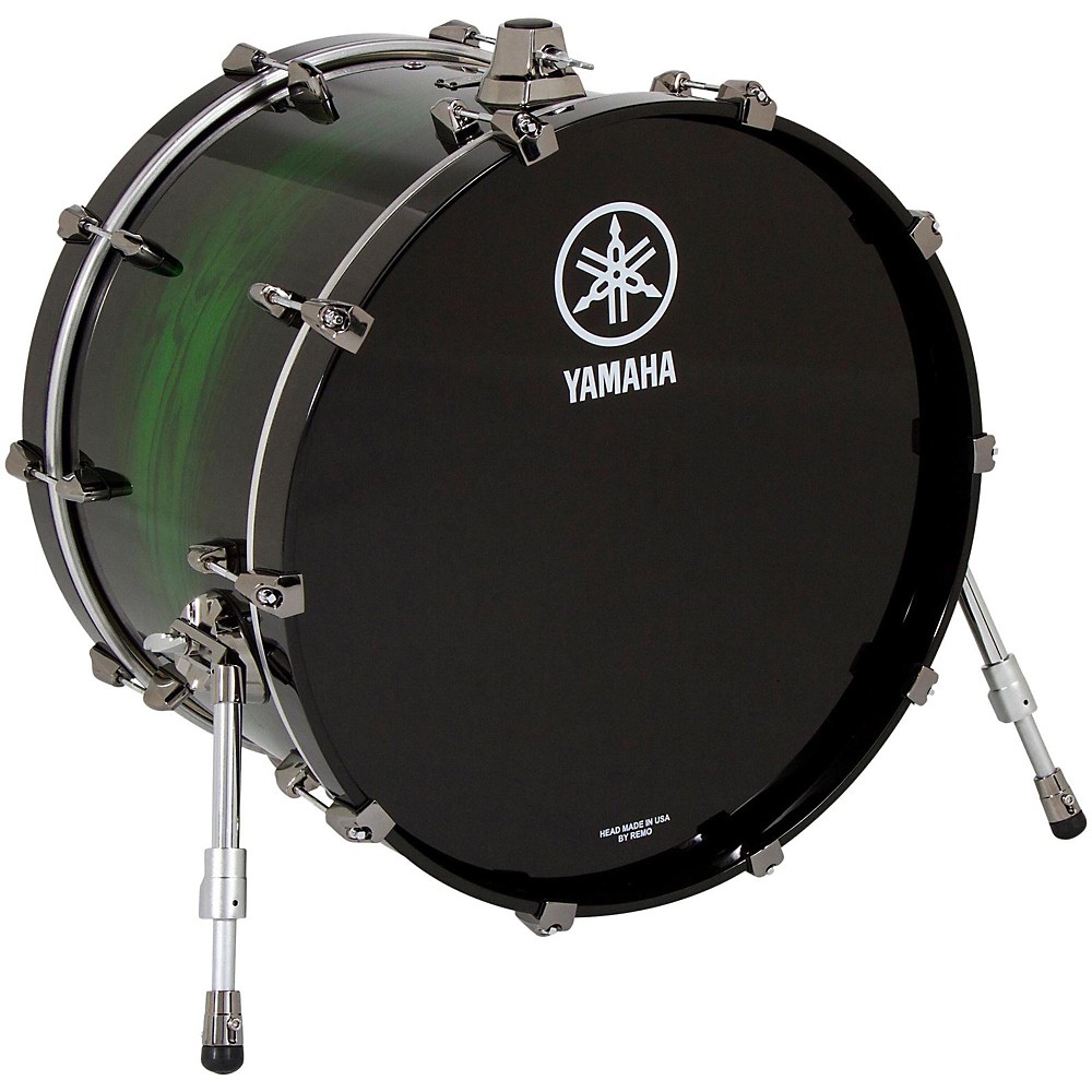 UPC 086792975092 product image for Yamaha Live Custom 22X18 Bass Drum Emerald Shadow Sunburst | upcitemdb.com