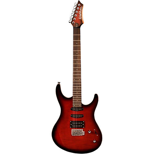 Washburn RX20 Electric Guitar Flame Wine Sunburst | Musician's Friend