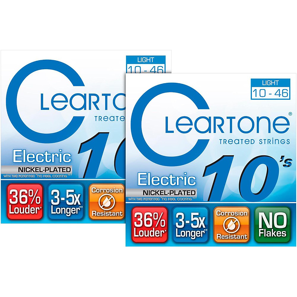 UPC 886830759079 product image for Cleartone Nickel-Plated Light Gauge Treated Electric Guitar Strings (2-Pack) | upcitemdb.com