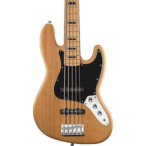 Squier Vintage Modified Jazz Bass V 5-String Electric Bass Natural