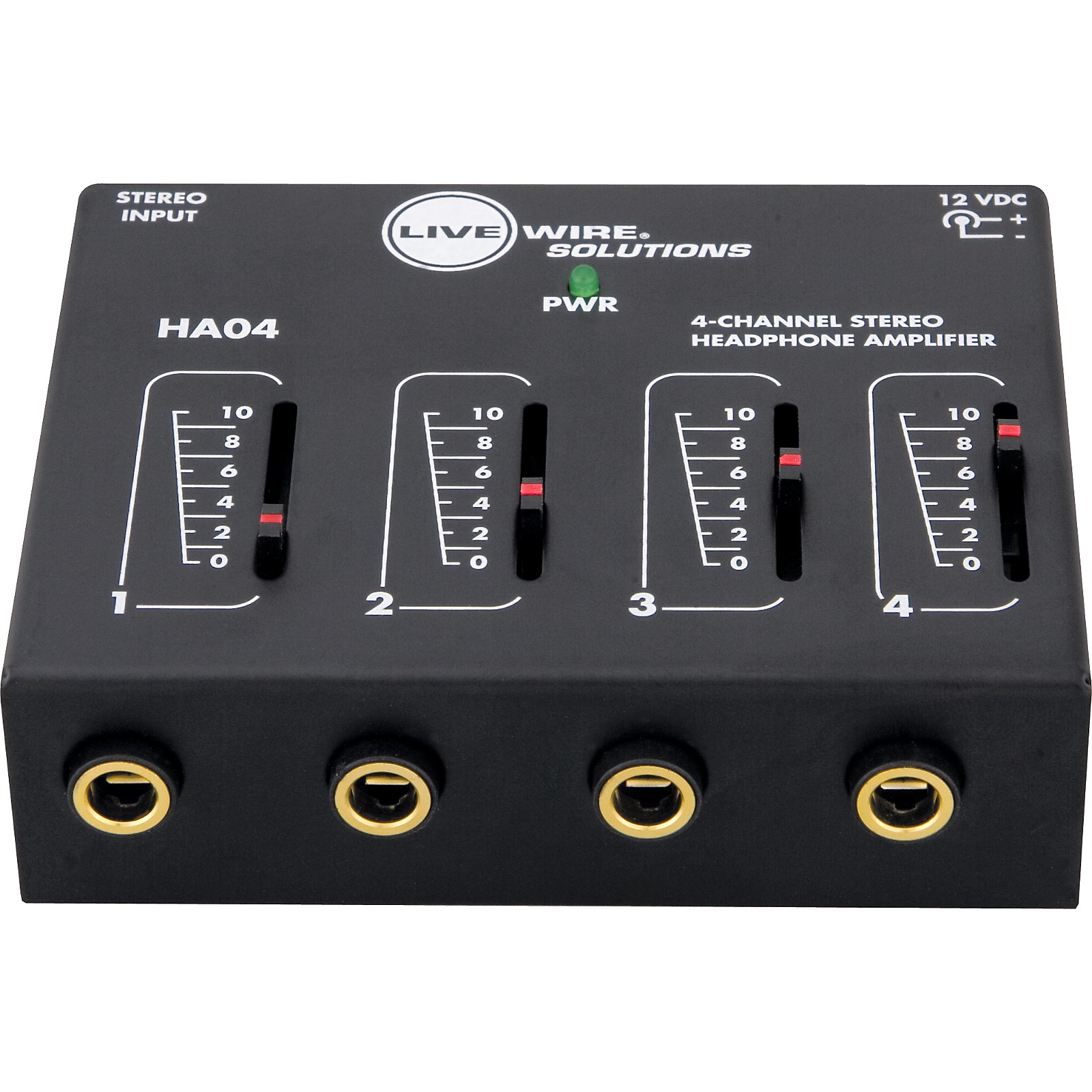 Livewire HA04 4Channel Headphone Amplifier Musician's Friend