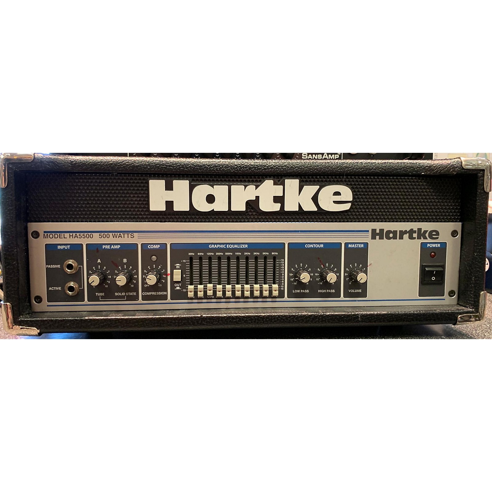 Used Hartke HA5500C 500W Bass Amp Head Musician's Friend