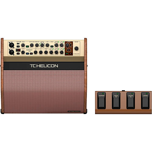 TC Helicon HARMONY V100 100 Watt 2-Channel Acoustic Amplifier with Vocal Processing Condition 1 - Mint Brown