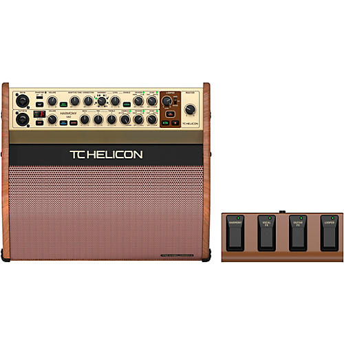 TC Helicon HARMONY V60 60 Watt 2-Channel Acoustic Amplifier with Vocal Processing Condition 1 - Mint Brown