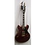 Used Washburn HB35 Hollow Body Electric Guitar Cherry
