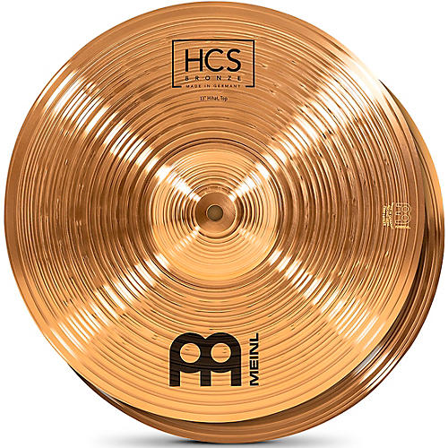 MEINL HCS Bronze Hi-Hat Cymbals 13 in.