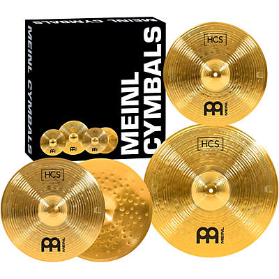 MEINL HCS Cymbal Pack with Free 14 Inch Crash
