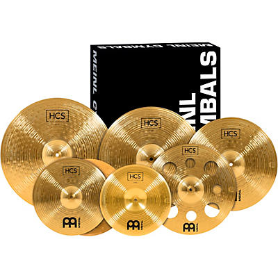 MEINL HCS-SCS1 Ultimate Complete Cymbal Set Pack with FREE 16-Inch Trash Crash