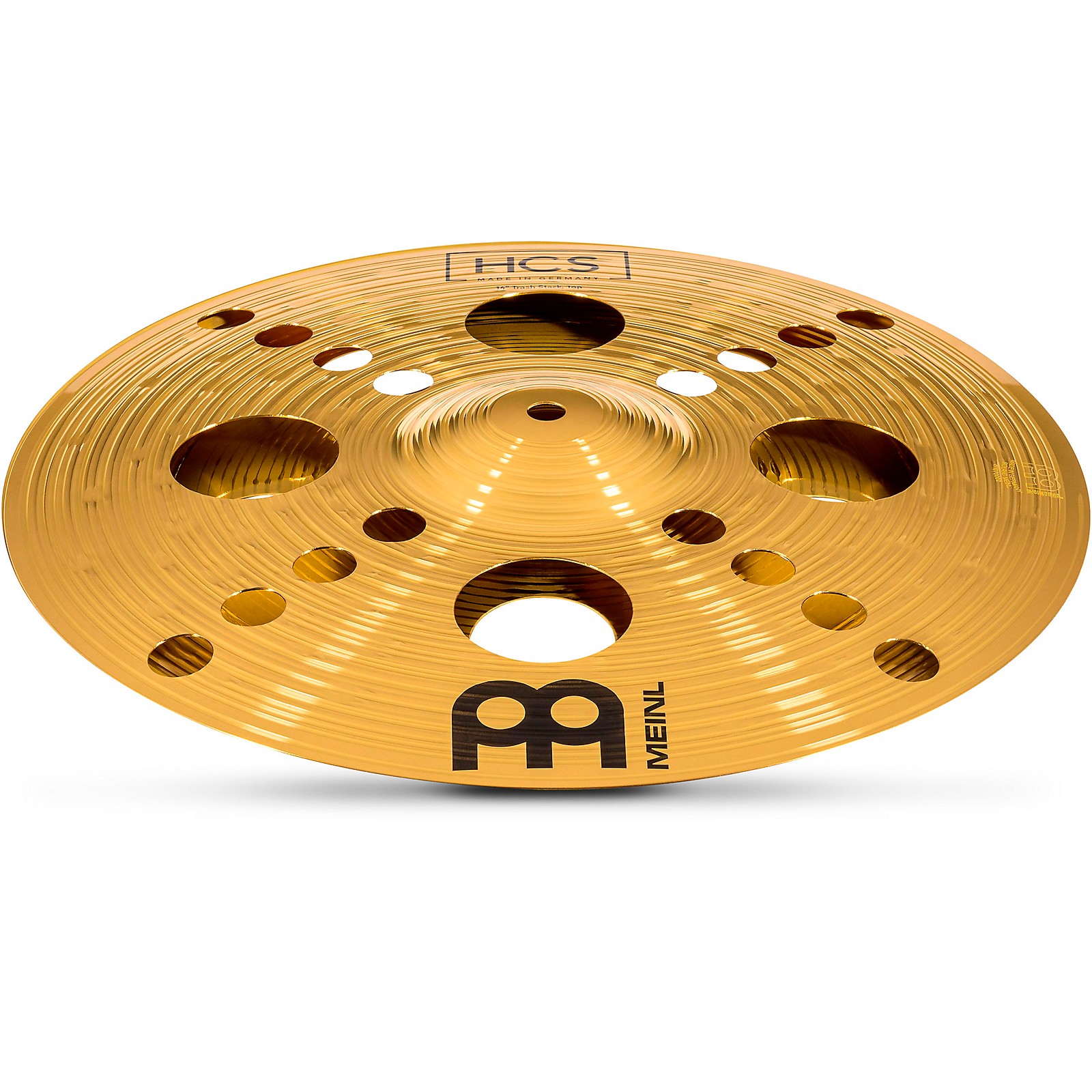 Cymbale Trash Stack Meinl HCS 12 Pouces - Finition Laiton, Fabriquée En Allemagne