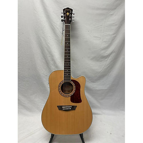 Washburn HD10SCE Acoustic Electric Guitar Natural