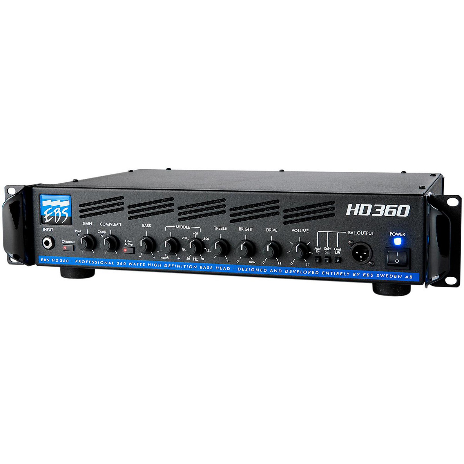 EBS HD360 360W Bass Guitar Amplifier Head Musician's Friend