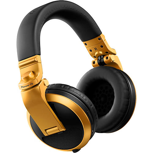 Pioneer DJ HDJ-X5BT Over-Ear DJ Headphones With Bluetooth Gold