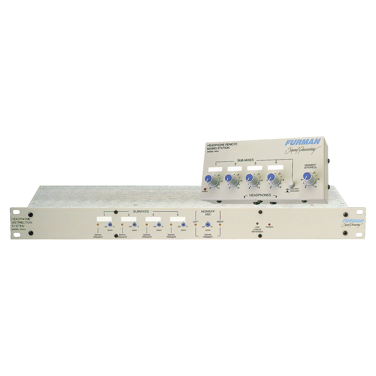 Furman HDS6/HR6 Headphone Distribution Amp System Musician