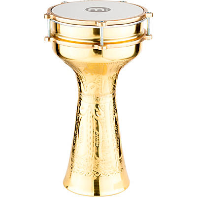 Meinl HE-214 Brass-Plated and Hand-Hammered Copper Darbuka