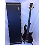 Used Schecter Guitar Research HELLRAISER 4 Electric Bass Guitar Crimson Red Trans