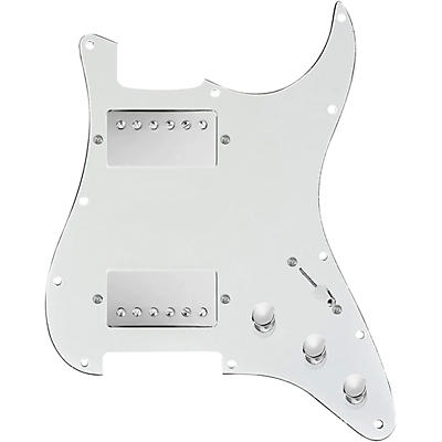 920d Custom HH Loaded Pickguard for Strat With Nickel Cool Kids Humbuckers and S3W-HH Wiring Harness