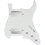 920d Custom HH Loaded Pickguard for Strat With Nickel Roughneck Humbuckers and S3W-HH Wiring Harness Parchment