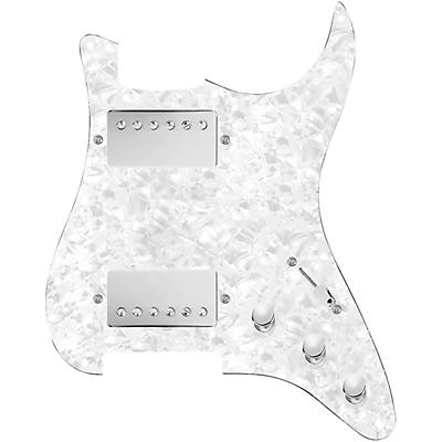 920d Custom HH Loaded Pickguard for Strat With Nickel Roughneck Humbuckers and S3W-HH Wiring Harness