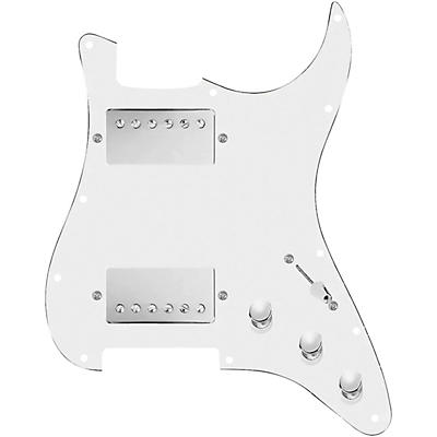 920d Custom HH Loaded Pickguard for Strat With Nickel Roughneck Humbuckers and S5W-HH Wiring Harness