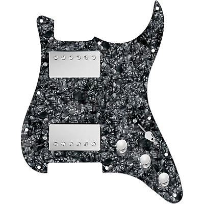 920d Custom HH Loaded Pickguard for Strat With Nickel Smoothie Humbuckers and S3W-HH Wiring Harness