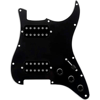 920d Custom HH Loaded Pickguard for Strat With Uncovered Cool Kids Humbuckers and S5W-HH Wiring Harness