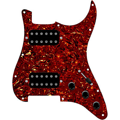 920d Custom HH Loaded Pickguard for Strat With Uncovered Smoothie Humbuckers and S5W-HH Wiring Harness
