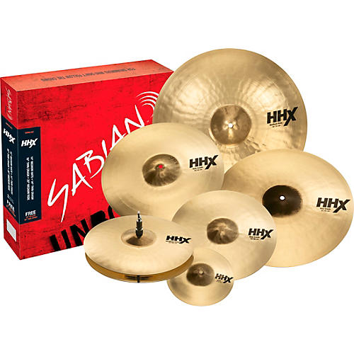 SABIAN HHX Super Cymbal Set, Brilliant