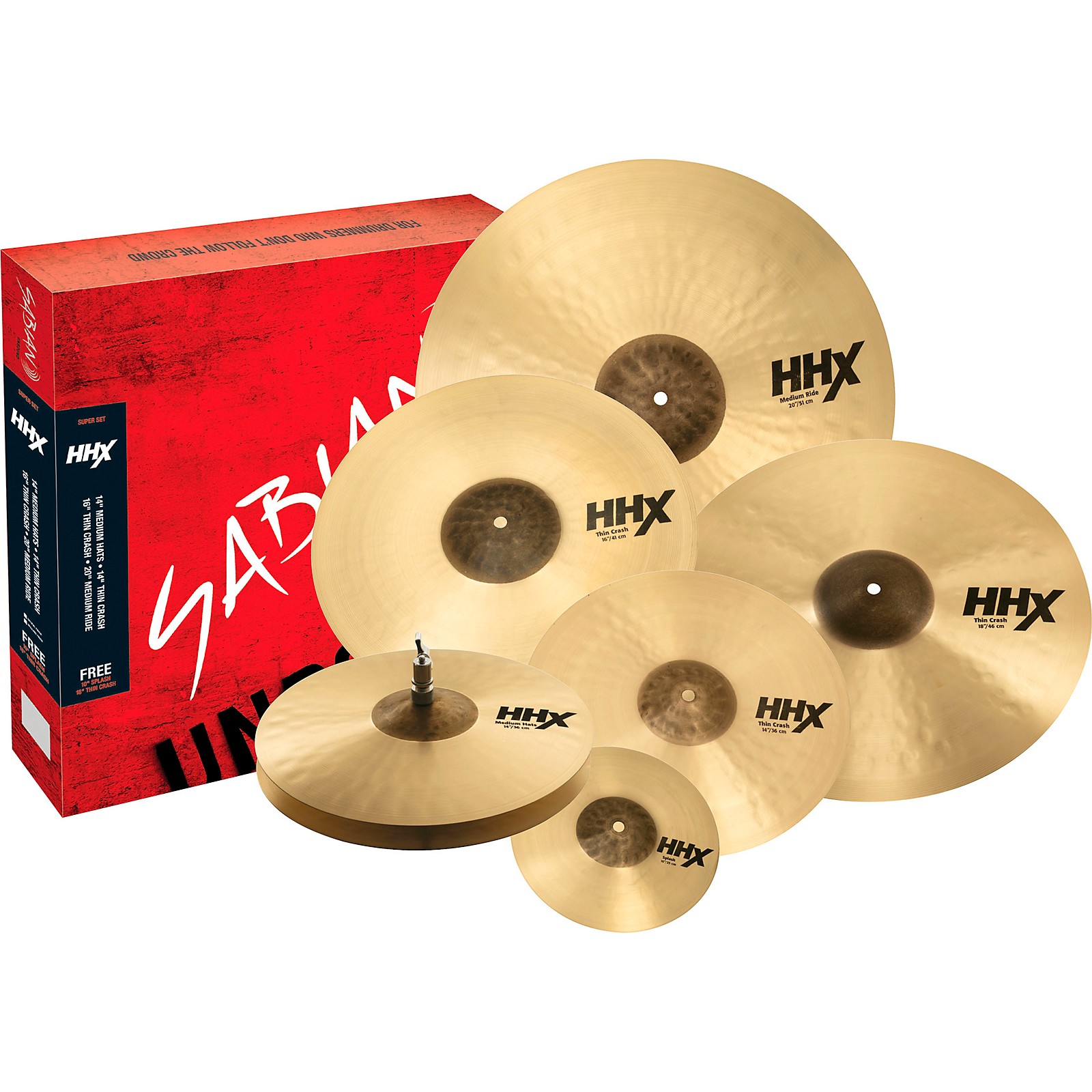 Sabian HHX Super Cymbal Set | Musician's Friend