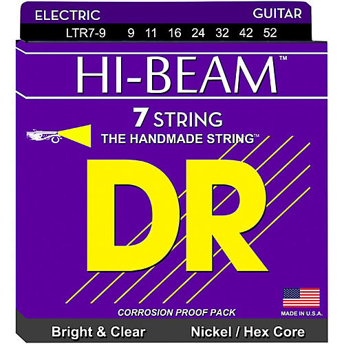 HI-BEAM Nickel Plated 7-String Electric Guitar Strings Lite (9-52)