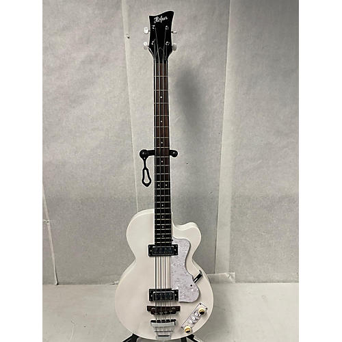 Hofner HICBPE Electric Bass Guitar White