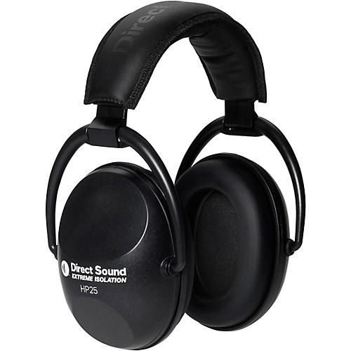 Direct Sound HP-25 PLUS Extreme Isolation Headphones Black
