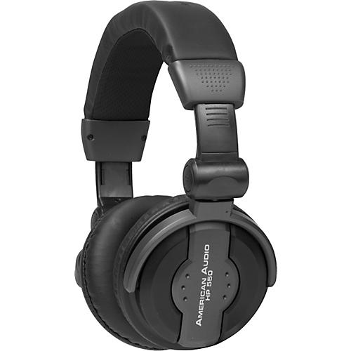 American Audio HP550 Professional Studio Headphones Condition 1 - Mint Black