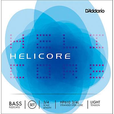 D'Addario HP610 Helicore Pizzicato 3/4 Size Double Bass String Set