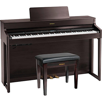 Roland HP702 Digital Upright Piano With Bench