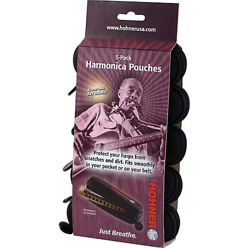 HPN5 Harmonica Pouch 5-Pack