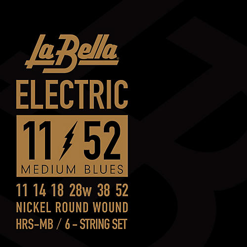 LaBella HRS Electric Guitar Strings Medium Blues (11 - 52)