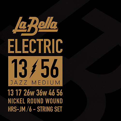 La Bella HRS-J Jazz Electric Guitar Strings Medium (13-56)