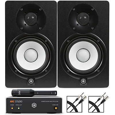 Yamaha HS5 5" Studio Monitor Pair With IK Multimedia ARC Studio Advanced Room Correction System