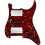 920d Custom HSH Loaded Pickguard for Stratocaster With Nickel Smoothie Humbuckers, Black Texas Vintage Pickups and S5W-HSH Wiring Harness Tortoise